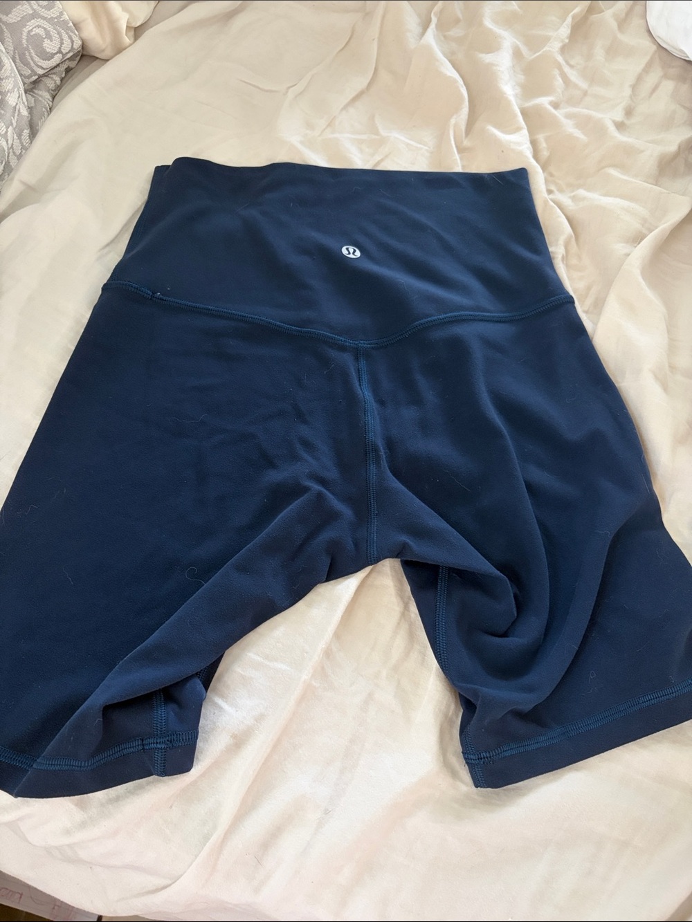 lululemon athletica Navy Blue Athletic Bike Shorts